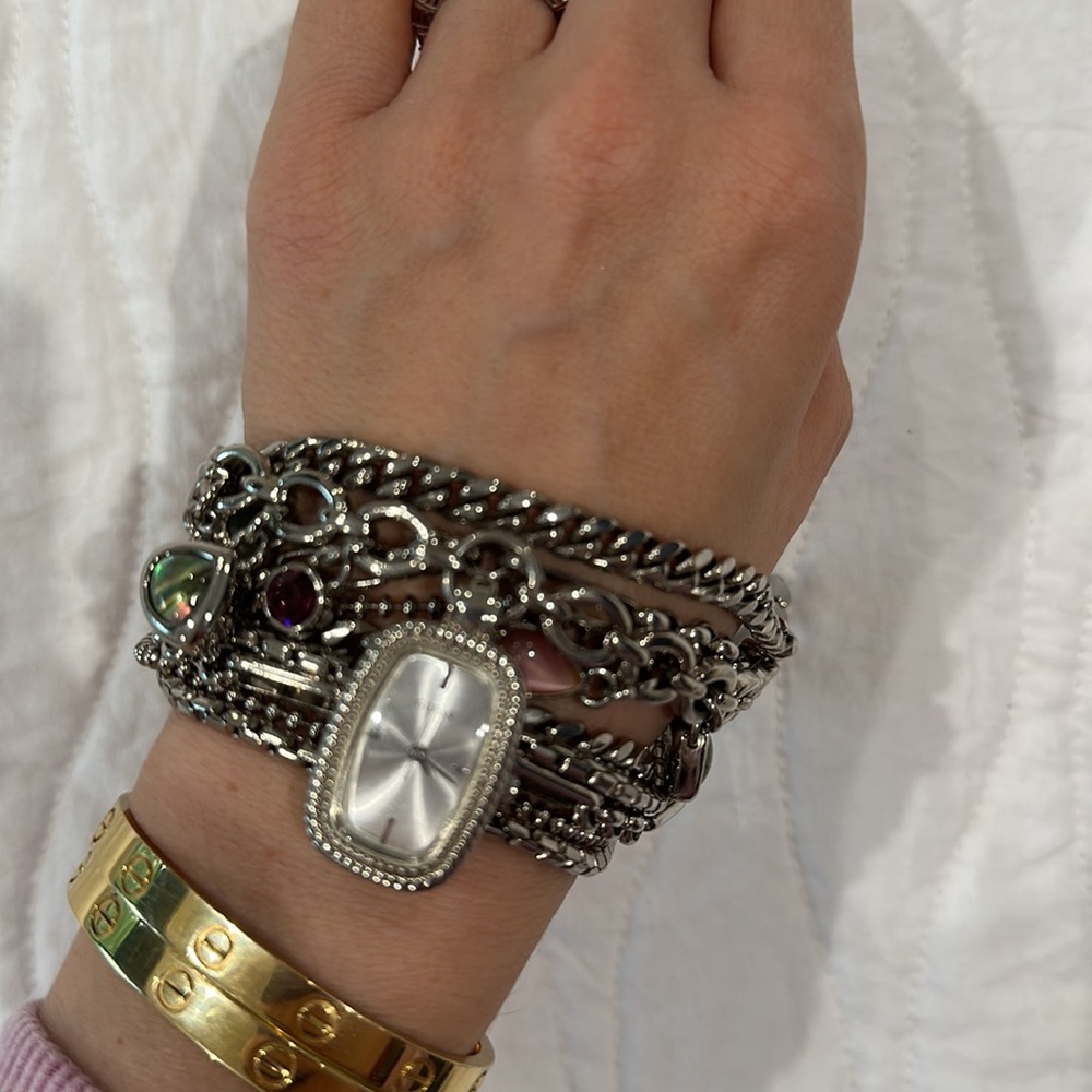Guess Silver Charms Watch